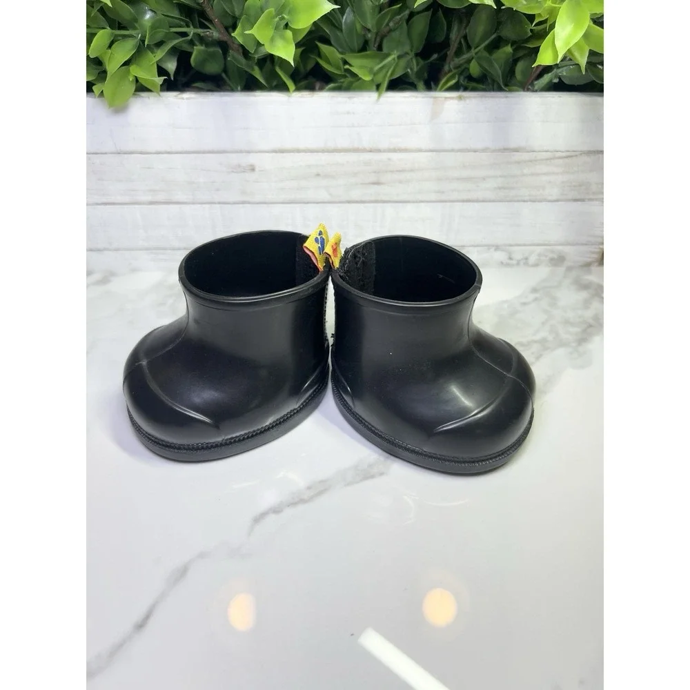 Build-A-Bear BLACK RUBBER BOOTS Teddy shoes, outfit, Build A Bear